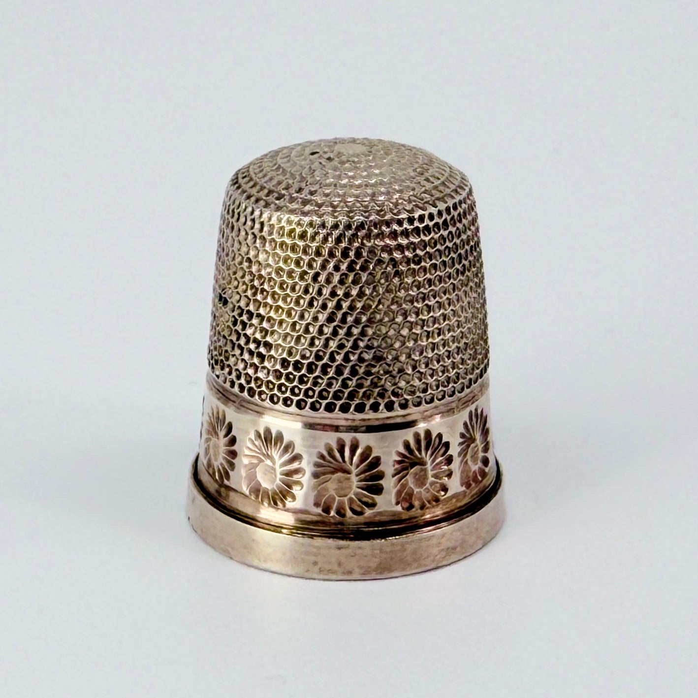 Vintage Sterling Silver Thimble – James Swann & Son – Birmingham 1958