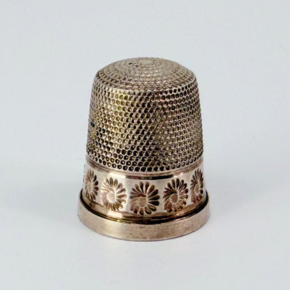 Vintage Sterling Silver Thimble – James Swann & Son – Birmingham 1958