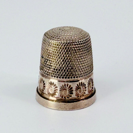 Vintage Sterling Silver Thimble – James Swann & Son – Birmingham 1958