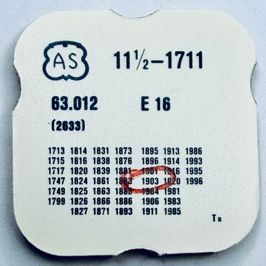 AS 1711 – Date Unlocking Yoke Spring - 63.012 (2633)