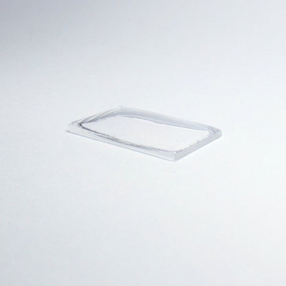 Rectangle Domed - Bottom Edges Flat - G-S Flexo Acrylic Watch Crystals - Vintage New Old Stock