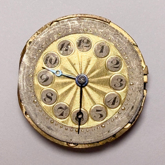 Vintage A. Schild Swiss Watch Movement - 8 Jewels - 23.7mm - Spares/Repair