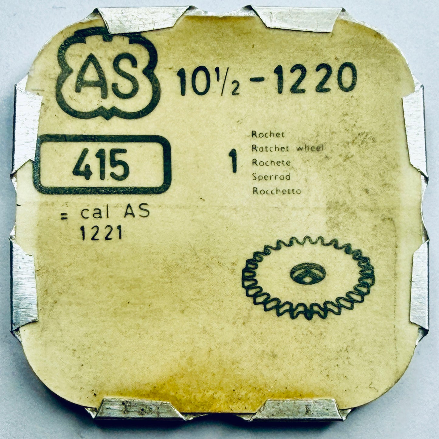 AS 1220 – Ratchet Wheel - 415