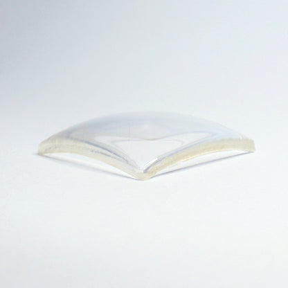 Square - Bottom Edge Curved (Both Sides) - G-S Flexo Acrylic Watch Crystals - Vintage New Old Stock