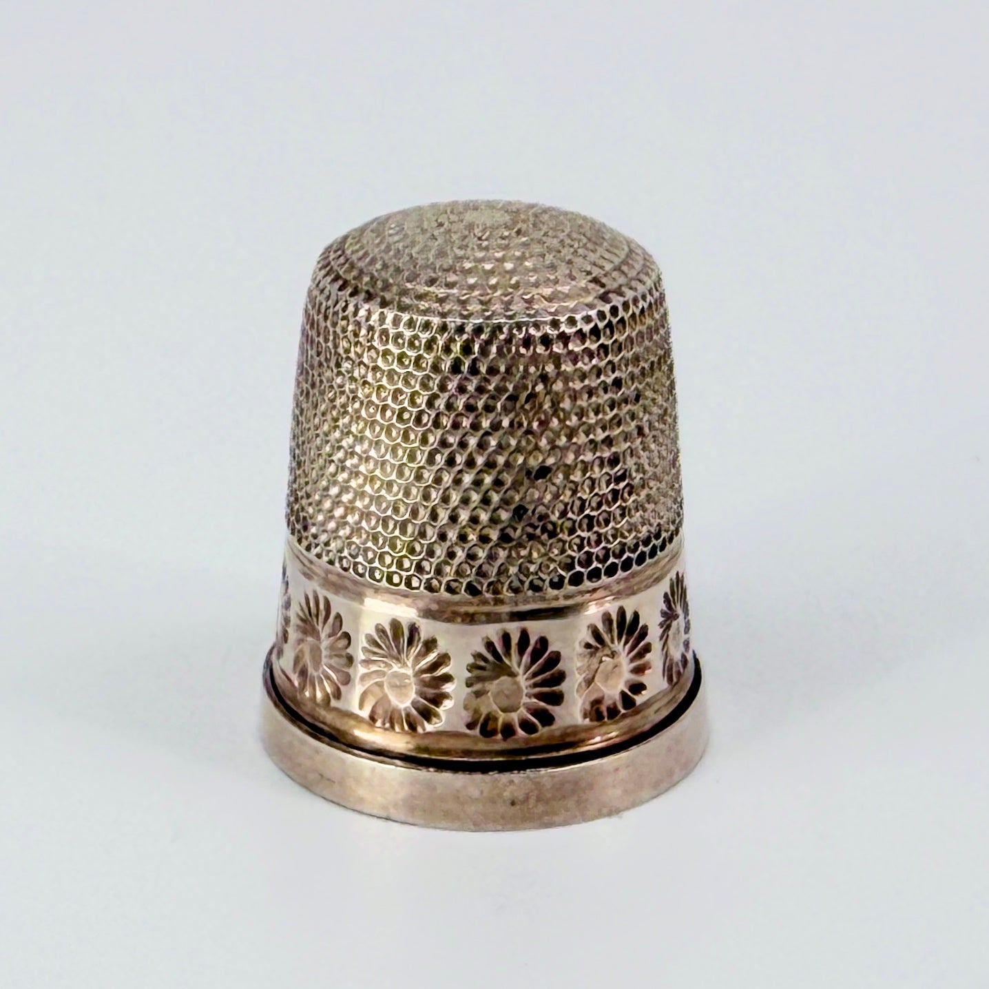 Vintage Sterling Silver Thimble – James Swann & Son – Birmingham 1958