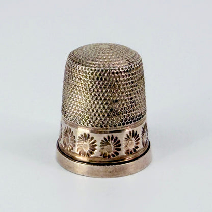 Vintage Sterling Silver Thimble – James Swann & Son – Birmingham 1958