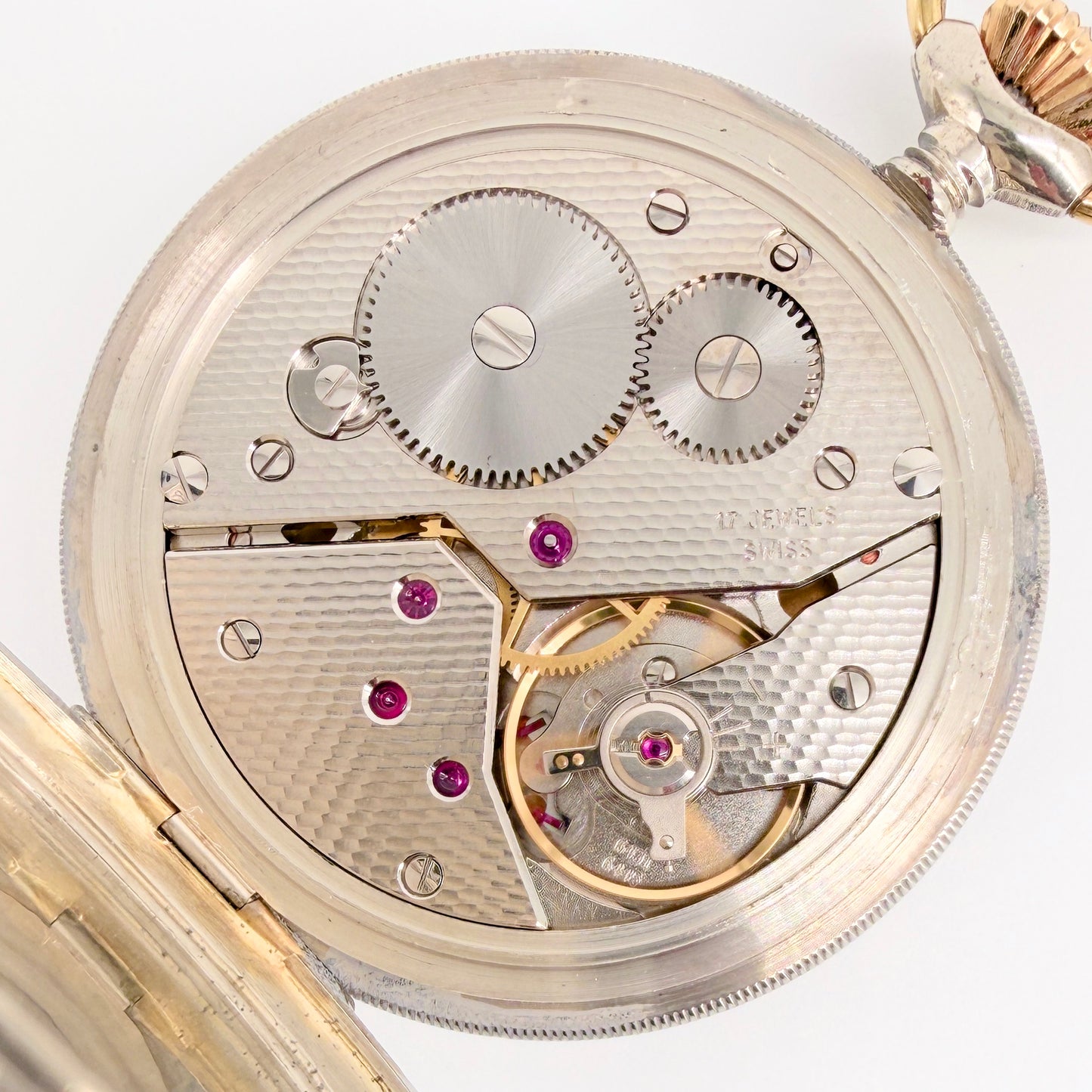 Waltham 17 Jewel Pocket Watch – Swiss Unitas Movement – Working