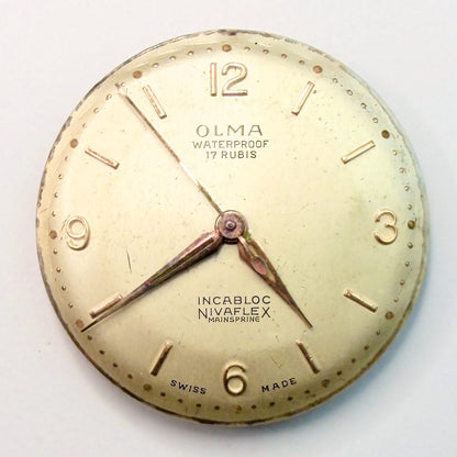 AS 1430 Watch Movement for Olma – 26mm, 17 Jewels, Working - image 2