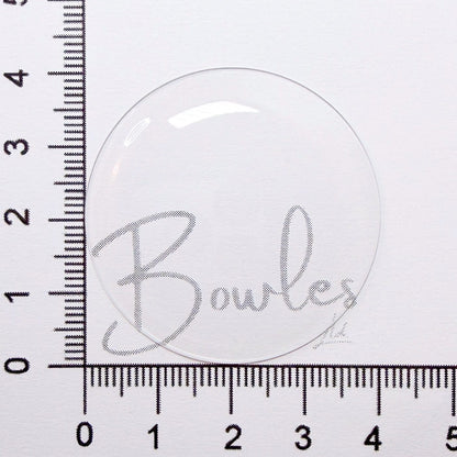 40.2mm Round Medium Dome Mineral Glass Watch Crystal - Antique New Old Stock - image 1