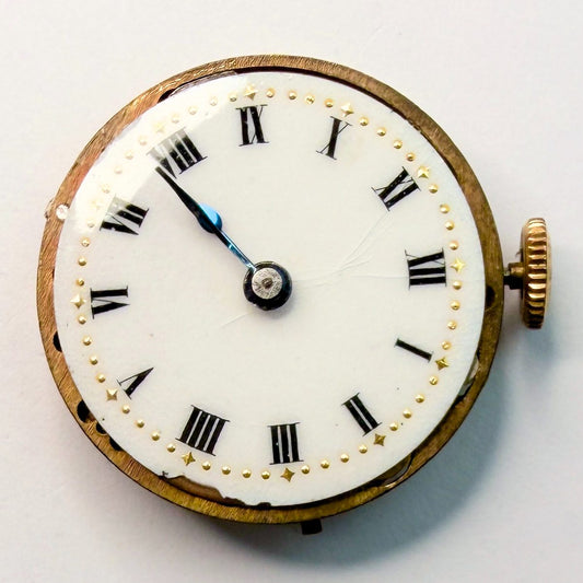 Swiss Made 24.9mm Stem Wound Pin Set Watch Movement – Working Condition - image 2