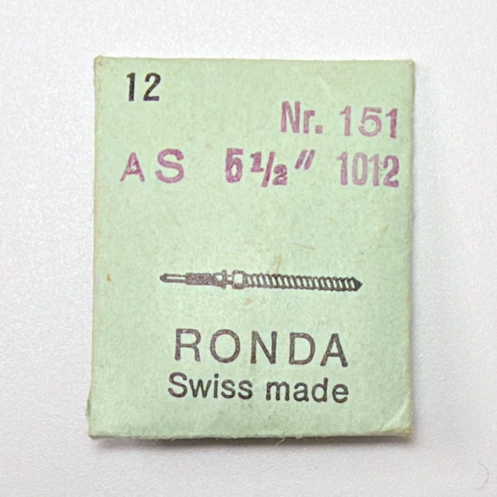AS 1011, 1012, 1022, 1023, 1026, 1030, 1046, 1047 - Winding Stem - Ronda 151 - image 1