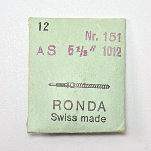 AS 1011, 1012, 1022, 1023, 1026, 1030, 1046, 1047 - Winding Stem - Ronda 151