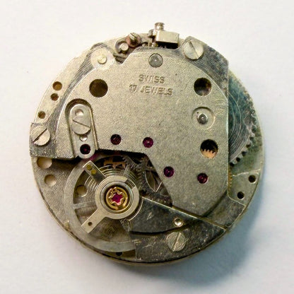 Omnia (EB 8461) Watch Movement, 17J, 19.65mm – For Spares or Repair - image 2