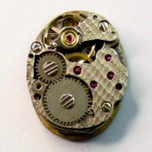 Accurist Swiss 17 Jewel Oval Watch Movement – Working, No Stem, 15.2 x 13mm