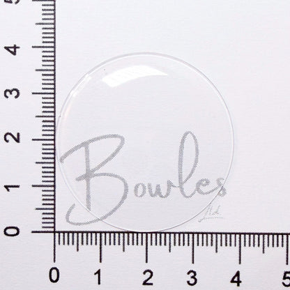 38.7mm Round Low Dome Mineral Glass Watch Crystal - Antique New Old Stock - image 1