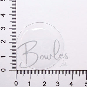 33.8mm Round Medium Dome Mineral Glass Watch Crystal - Antique New Old Stock