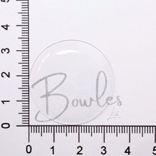 33.8mm Round Medium Dome Mineral Glass Watch Crystal - Antique New Old Stock - image 1