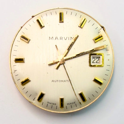 Marvin ETA 2784 Automatic Watch Movement – 26mm – For Spares or Repair - image 2