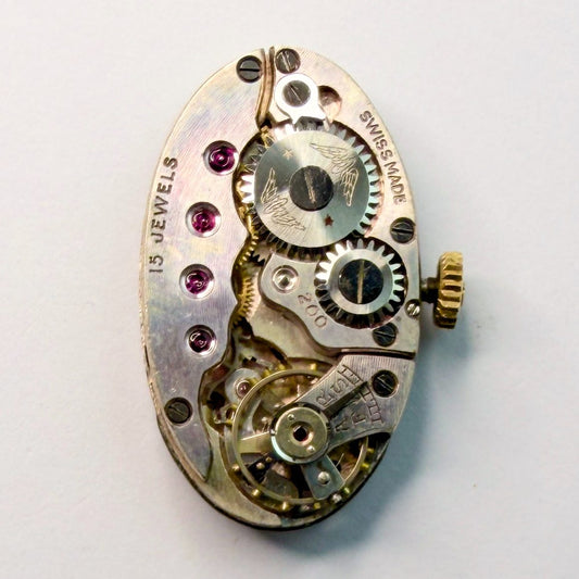 Rotary Calibre 200 Watch Movement, 15J, Working, 25.26 x 17.75mm - image 2