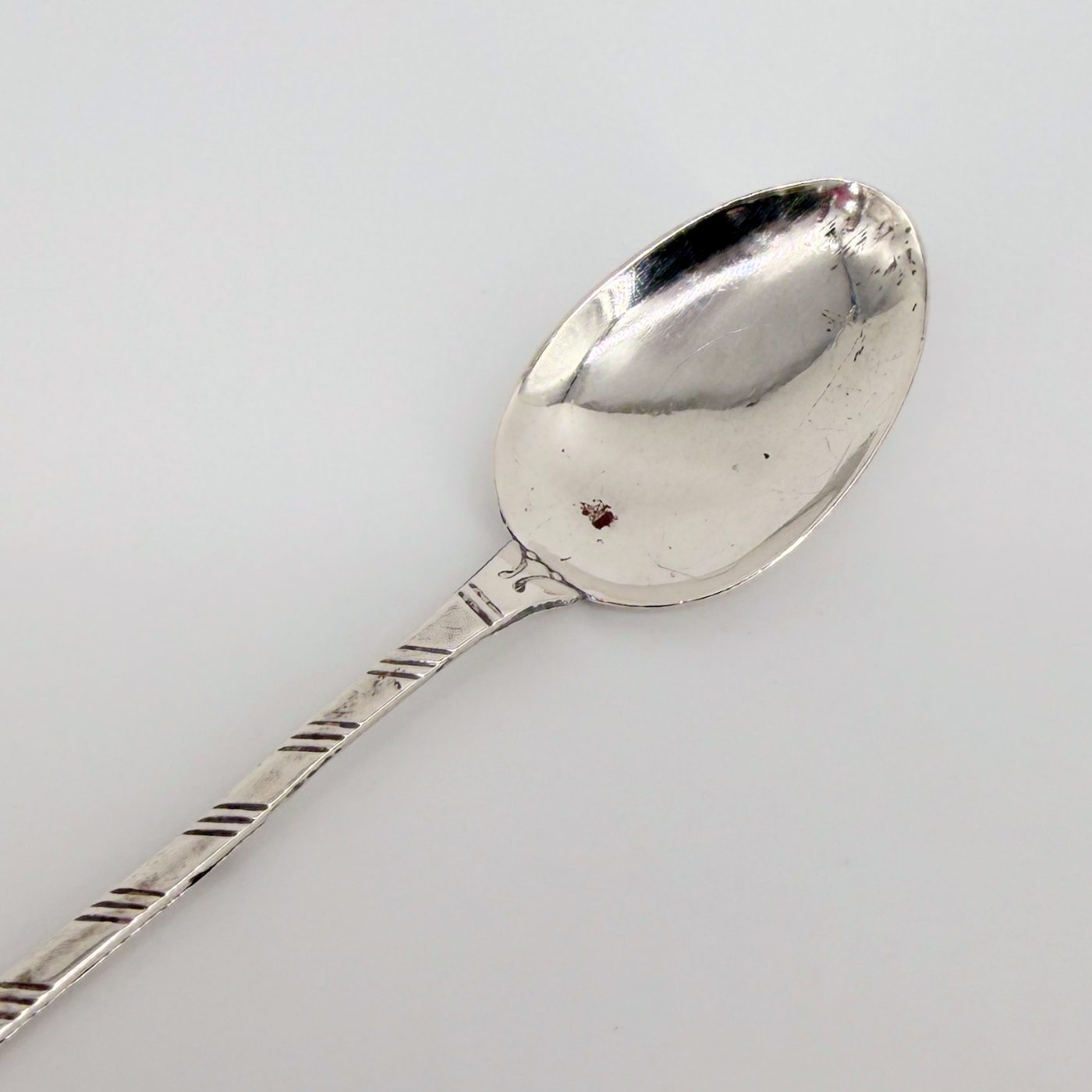 Antique German Silver Hamburg Souvenir Teaspoon - image 8