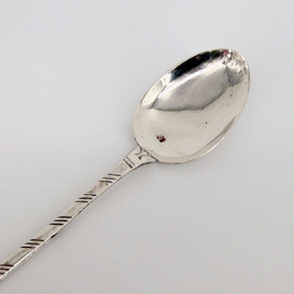 Antique German Silver Hamburg Souvenir Teaspoon - image 8