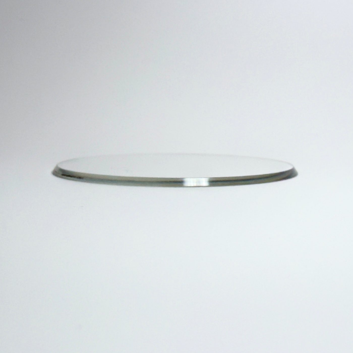 Antique New Old Stock - 46.7 mm - Round Flat - Mineral Glass Watch Crystal - image 2