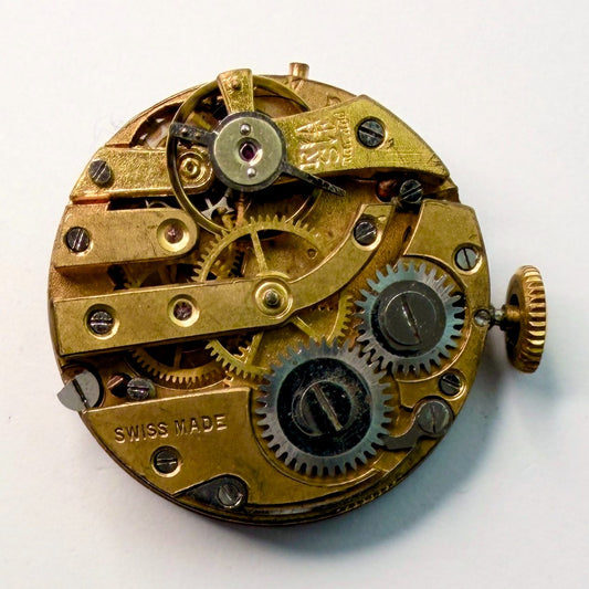 Swiss Made 24.9mm Stem Wound Pin Set Watch Movement – Working Condition - image 1