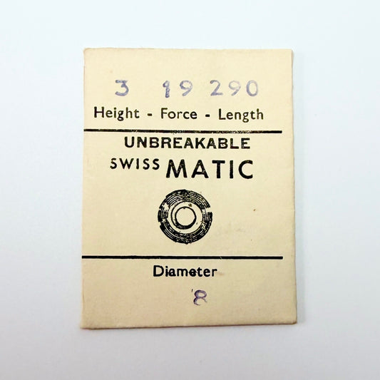 Swiss Matic Mainspring - H 1.4 × T 0.08 × L 290 × D 8 mm - image 1