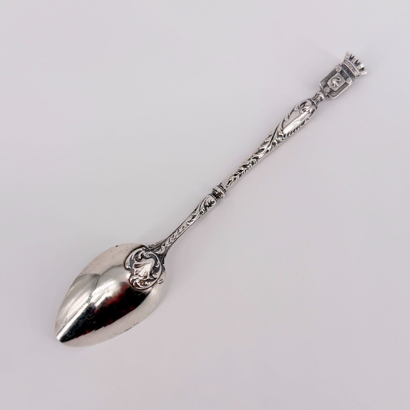 French 800 Silver Boulogne-sur-Mer Souvenir Teaspoon - image 3