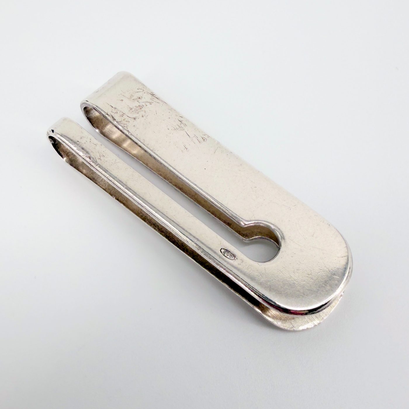 Vintage Sterling Silver 925 Money Clip - image 4