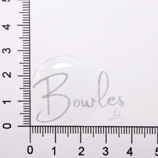 Antique New Old Stock — 27.6 mm — Round Low Dome — Mineral Glass Watch Crystal - image 1
