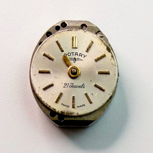 Rotary 21 Jewels Watch Movement AS 1677 15.5 x 12.9mm – For Spares or Repair - image 2