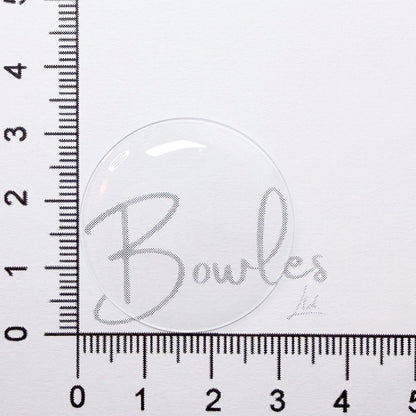 32.0mm Round Low Dome Mineral Glass Watch Crystal - Antique New Old Stock - image 1