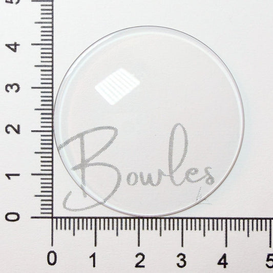 Antique New Old Stock - 43.9 mm - Round High Dome - Mineral Glass Watch Crystal - image 1