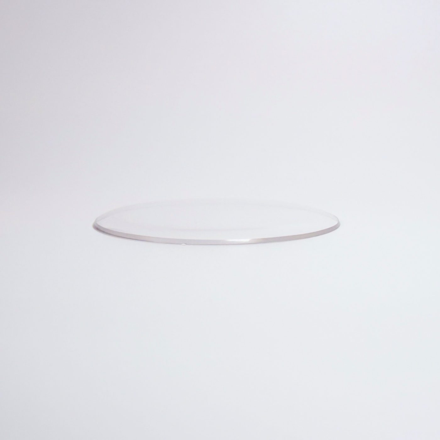 Antique New Old Stock — 36.7 mm — Round Extra Low Dome — Mineral Glass Watch Crystal - image 2