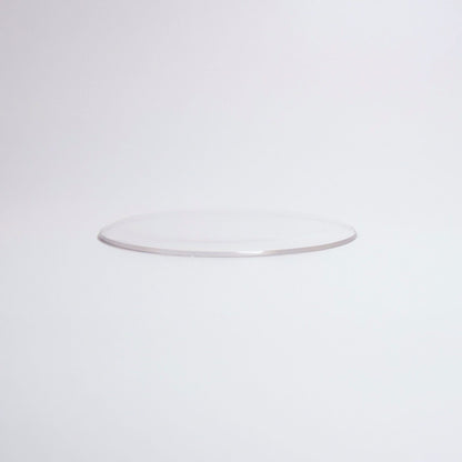 Antique New Old Stock — 36.7 mm — Round Extra Low Dome — Mineral Glass Watch Crystal - image 2
