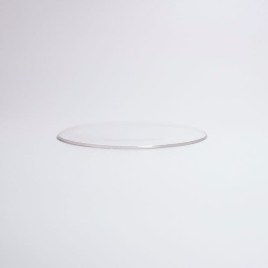 Antique New Old Stock — 36.7 mm — Round Extra Low Dome — Mineral Glass Watch Crystal - image 2
