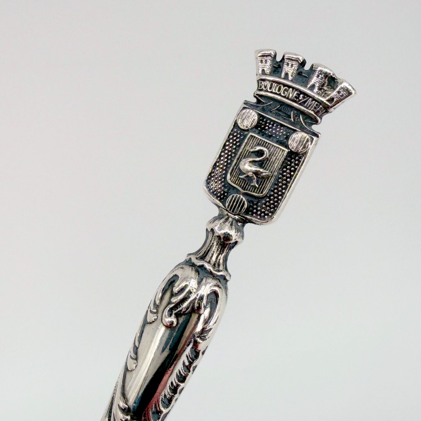 French 800 Silver Boulogne-sur-Mer Souvenir Teaspoon - image 6