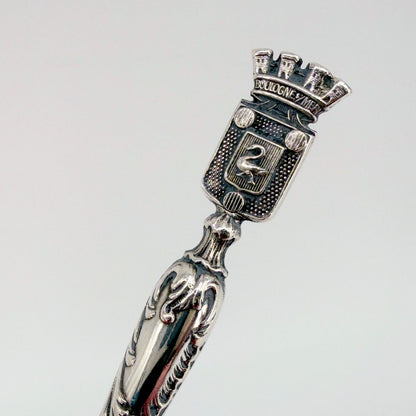 French 800 Silver Boulogne-sur-Mer Souvenir Teaspoon - image 6