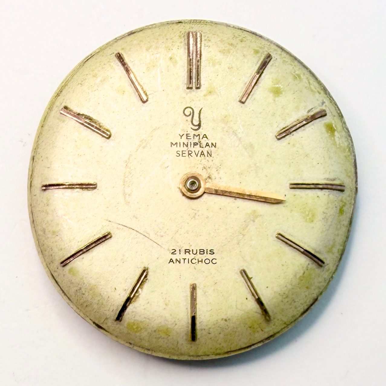 Yema Miniplan Watch Movement 23.8mm – For Spares or Repair - image 2