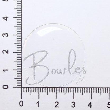 Antique New Old Stock - 36.4 mm - Round Low Dome - Mineral Glass Watch Crystal - image 1