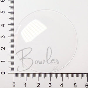 52.0mm Round Low Dome Mineral Glass Watch Crystal - Antique New Old Stock