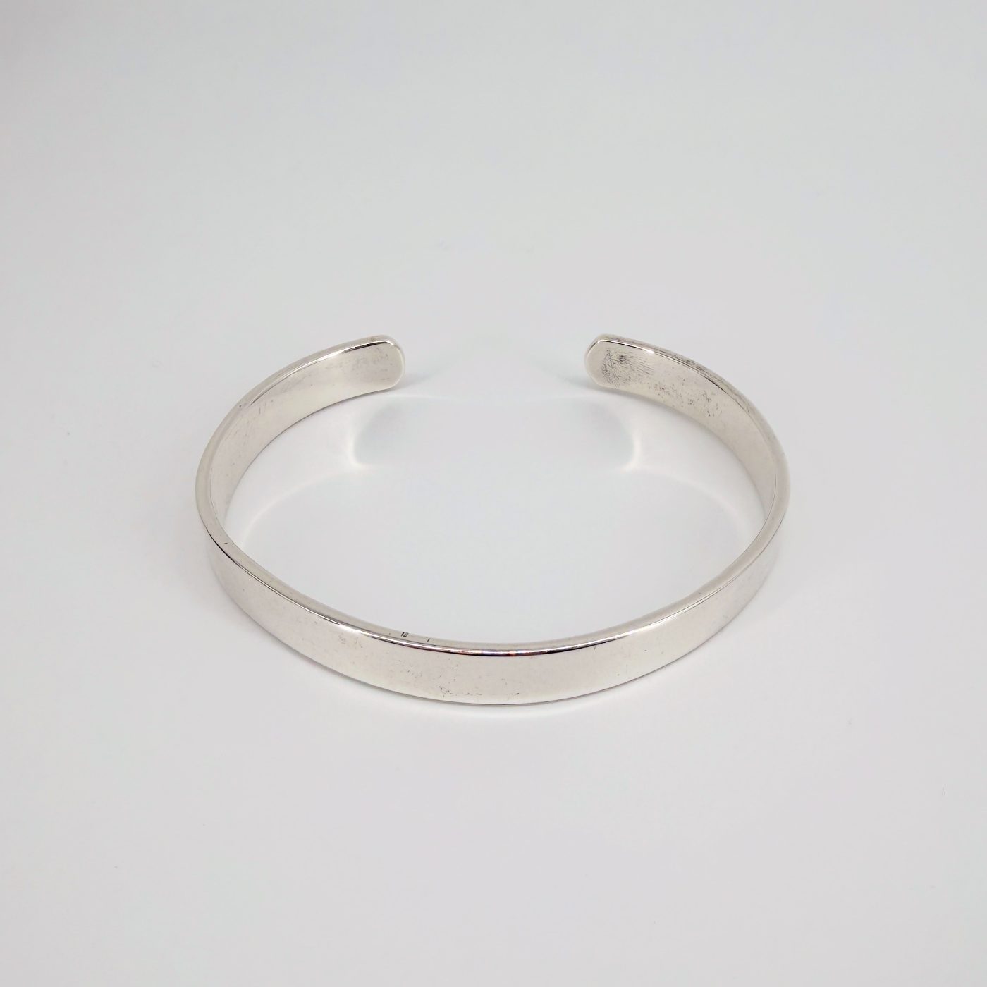 Vintage Sterling Silver Bangle Bracelet – Hallmarked Birmingham - image 2
