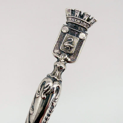 French 800 Silver Boulogne-sur-Mer Souvenir Teaspoon - image 5