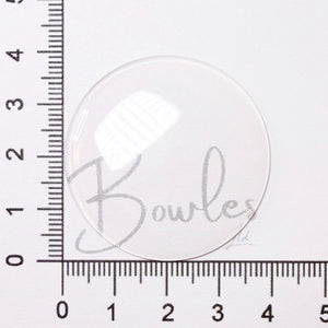 39.3mm Round Medium Dome Mineral Glass Watch Crystal - Antique New Old Stock