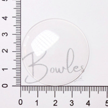 Antique New Old Stock — 39.3 mm — Round Medium Dome — Mineral Glass Watch Crystal - image 1