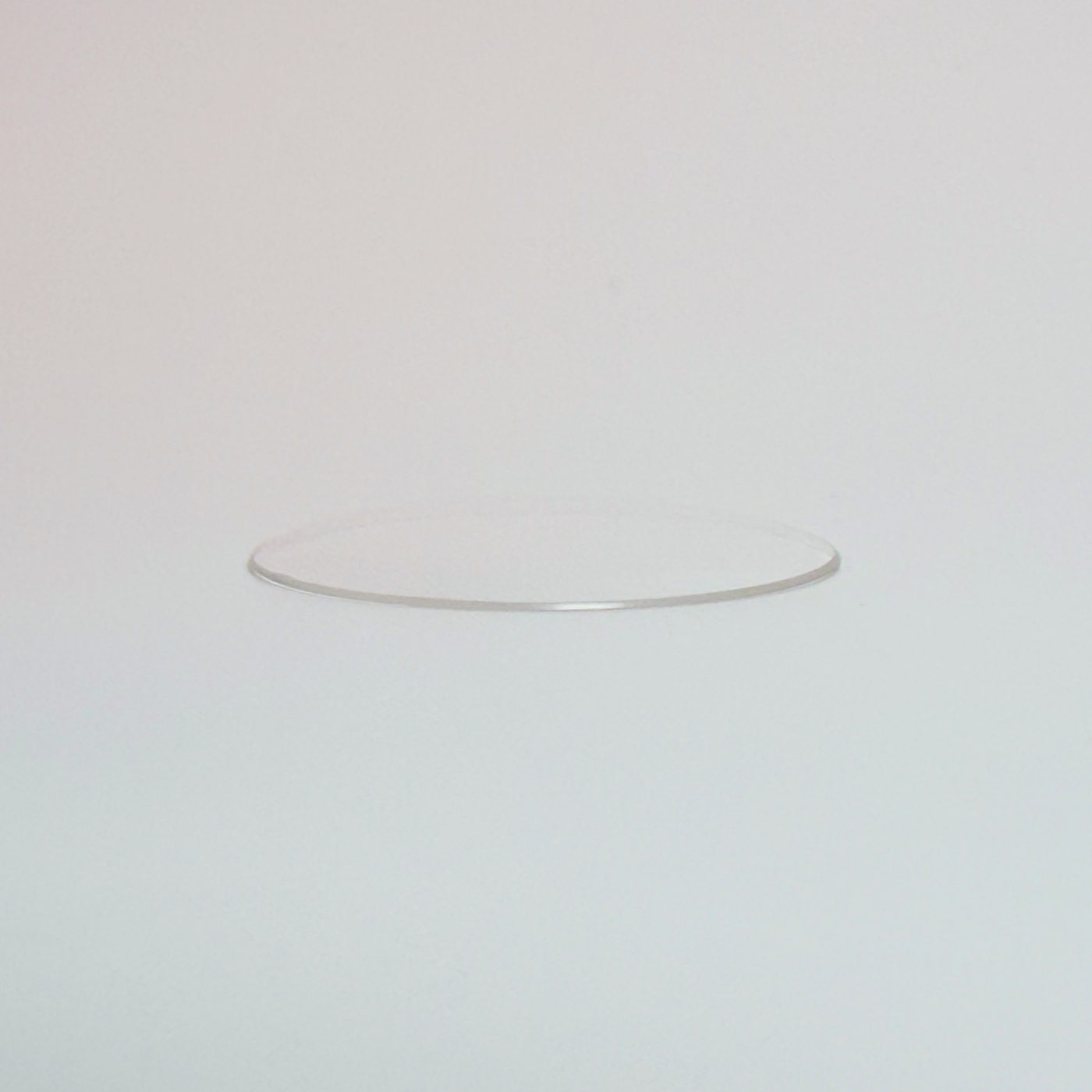 Antique New Old Stock - 21.5 mm - Round Low Dome - Mineral Glass Watch Crystal - image 2