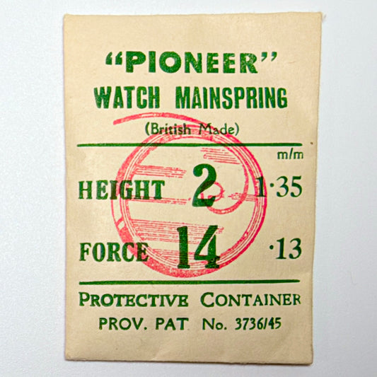 Pioneer Mainspring - H 1.35 mm × T 0.13 mm - image 1