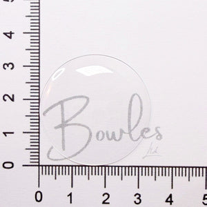 33.4mm Round Low Dome Mineral Glass Watch Crystal - Antique New Old Stock