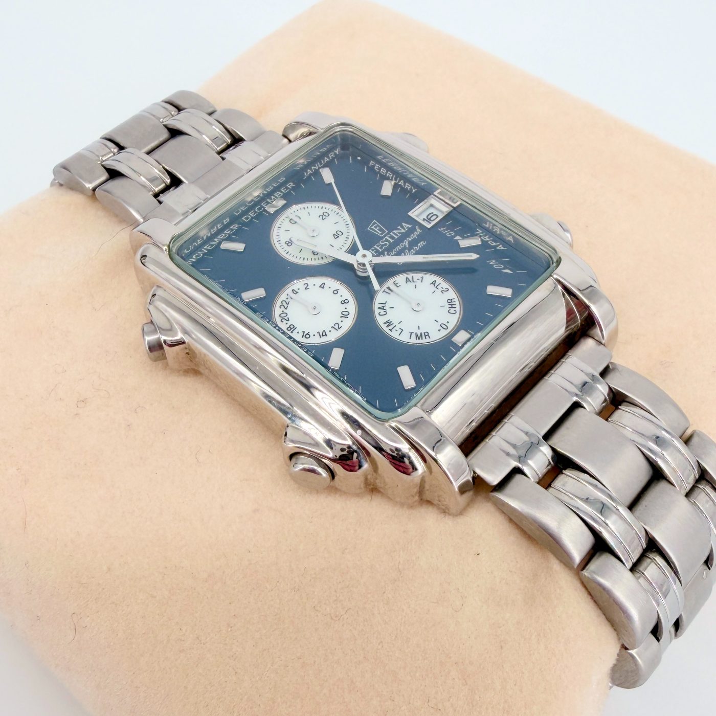 Festina 6561 Chronograph Wristwatch, Miyota 6W70, Box & Papers, 1998, Unworn - image 5
